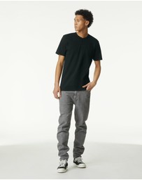 American Apparel - Unisex Henley Short Sleeve CVC T-Shirt