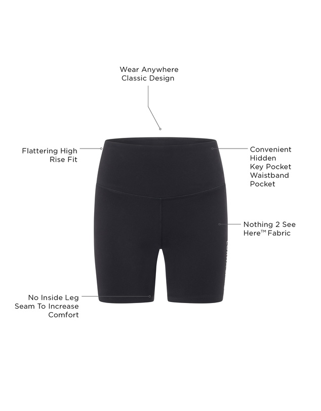 Lorna Jane - Lotus No Chafe Phone Pocket 12cm Bike Shorts