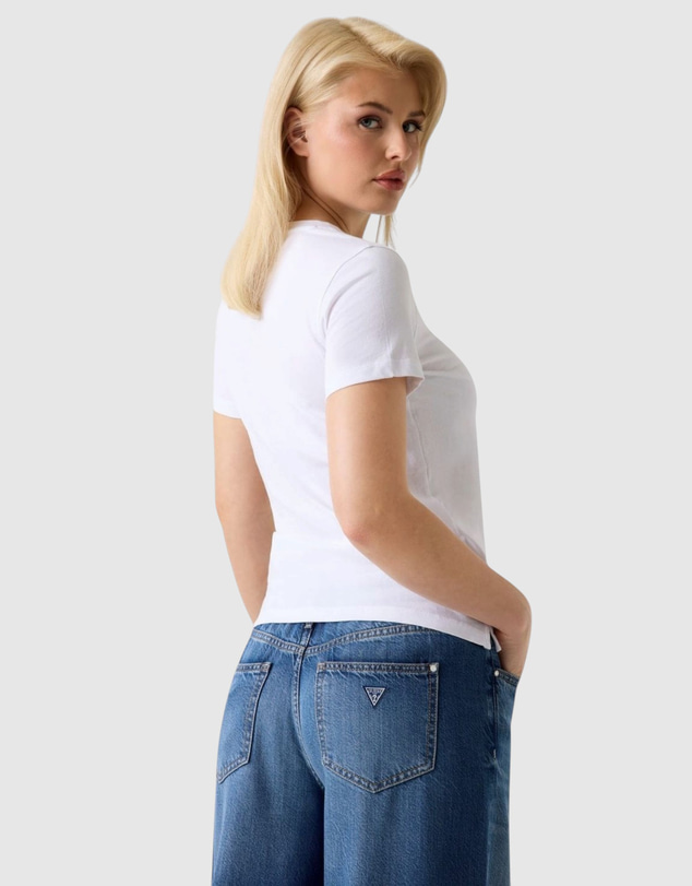 GUESS - Eco Studs Script T-Shirt