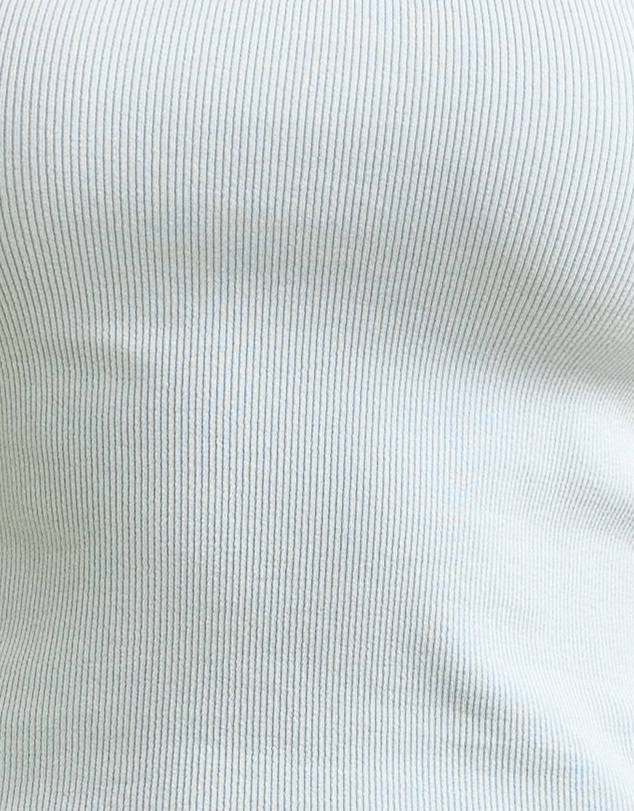 MVN - Ribbed Scoop Neck Top
