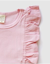 WITH LOVE FOR KIDS - Shimmy Wide Rib Tank Top - Kids