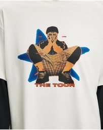 Cotton On - Lcn Double Oversized Graphic Tee