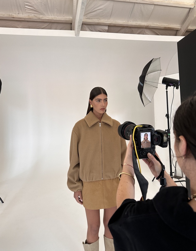 ENA PELLY - Maeve Wool Blend Bomber
