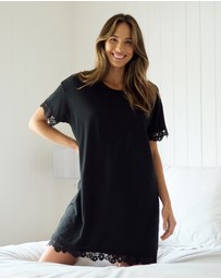 UNE PIECE - Lace Trim Modal Tee Nightie