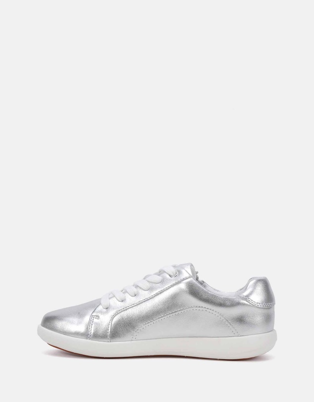 Clarks - Burrow Silver-White Sole