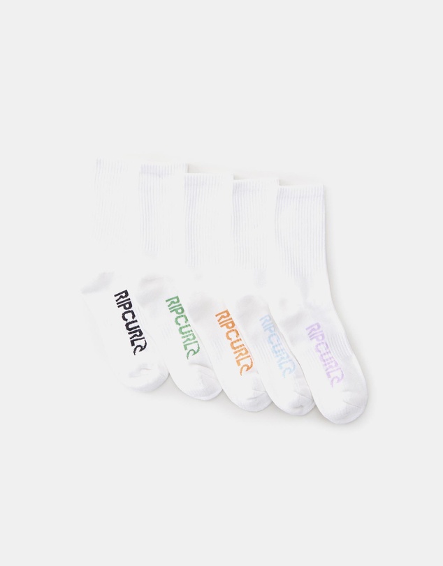 Rip Curl - 5-Pack School Crew Socks - Kids-Teens