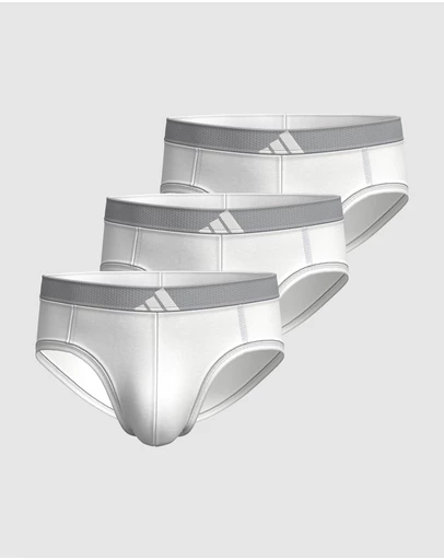 adidas Sportswear - 3 Pack Active Flex Cotton Body Brief Underwear