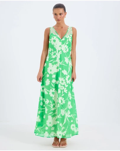 Calli - Piper Floral Print Midi Dress