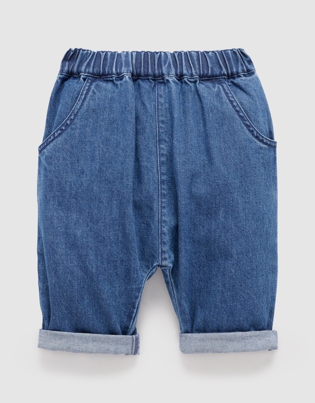 Purebaby - Chambray Pants -Kids-Babies