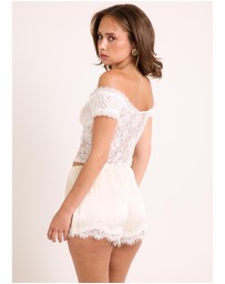 Alice In The Eve - Elsie Lace Off Shoulder Top