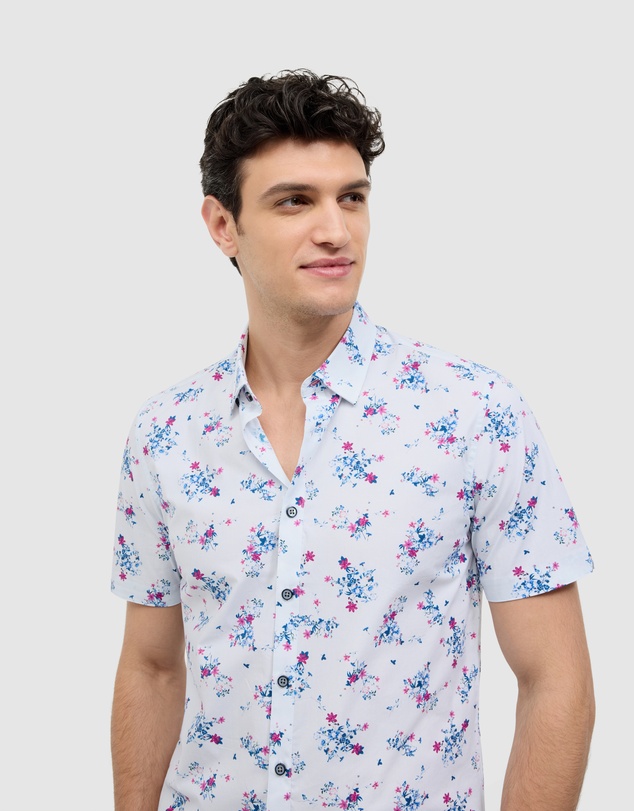 Politix - Bouquet Floral Short Sleeve Shirt