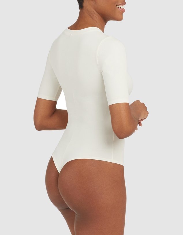Spanx - Suit Yourself-Ribbed Crewneck Bodysuit