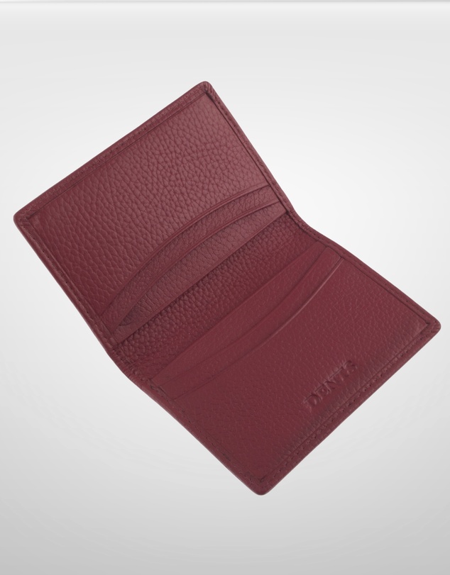 DENTS - Pebble Grain Leather Card Holder with RFID Blocking
