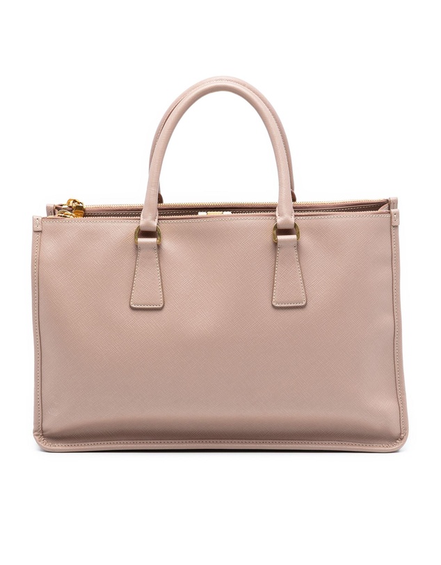 Pre-Loved by Azura Reborn - Pre-Loved Saffiano Lux Double Zip Frame Tote