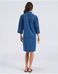 Vero Moda - Tolke Denim Shirt Dress