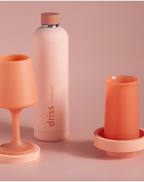 porter green - stegg | silicone unbreakable highball glasses