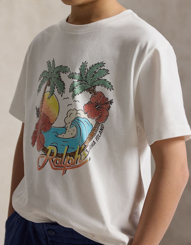 Polo Ralph Lauren - Cotton Jersey Graphic Tee - Teens