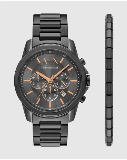 Armani Exchange - Gunmetal Chronograph Watch