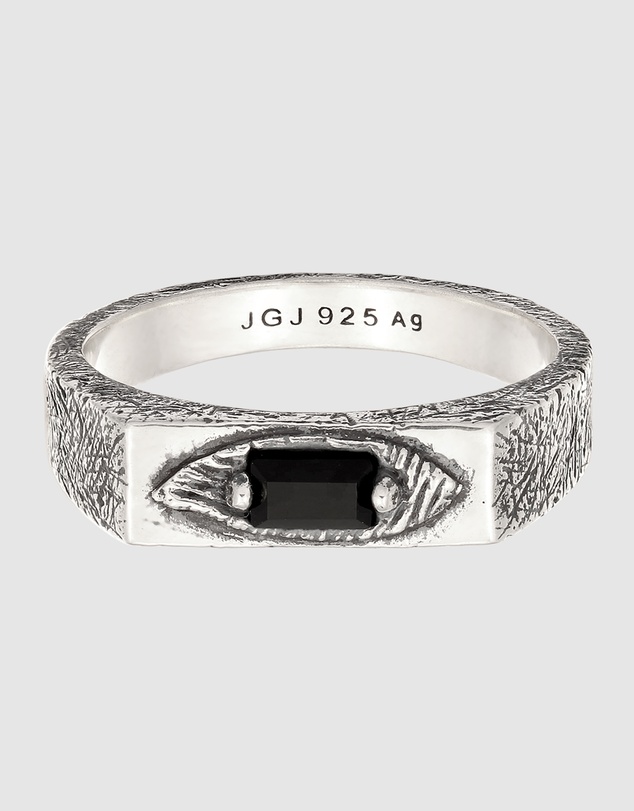 Haze & Glory - ICONIC EXCLUSIVE - Ring Men Signet Onyx Gemstone 925 Sterling Silver
