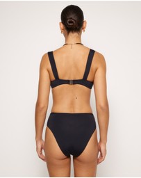 AERE - Ruched Underwire Bikini Top