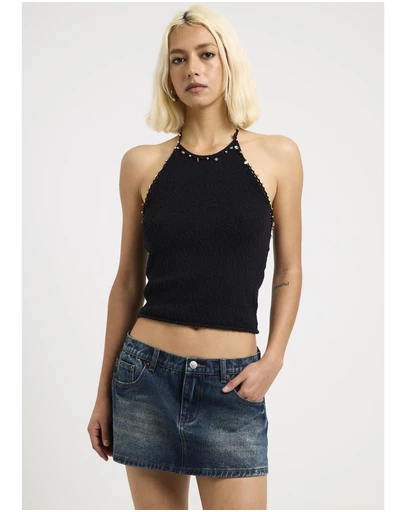 Neon Hart - Berta Beaded Knit Top
