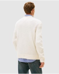 Tommy Jeans - Regular Cosy Texture Badge Sweater