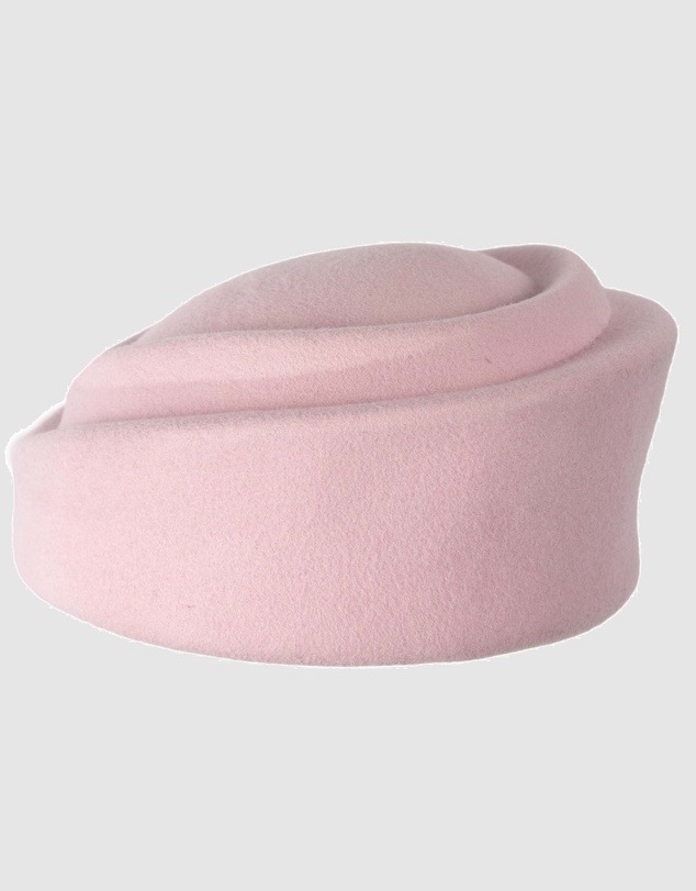Max Alexander - Felt Pink Pillbox Hat