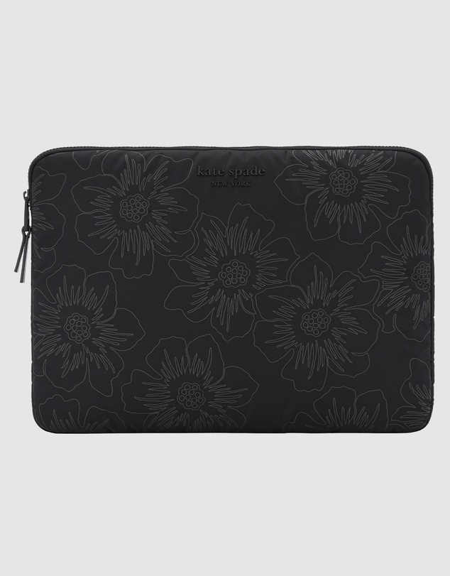 Kate Spade - Kate Spade Reverse Hollyhock Black Puffer Sleeve for 14