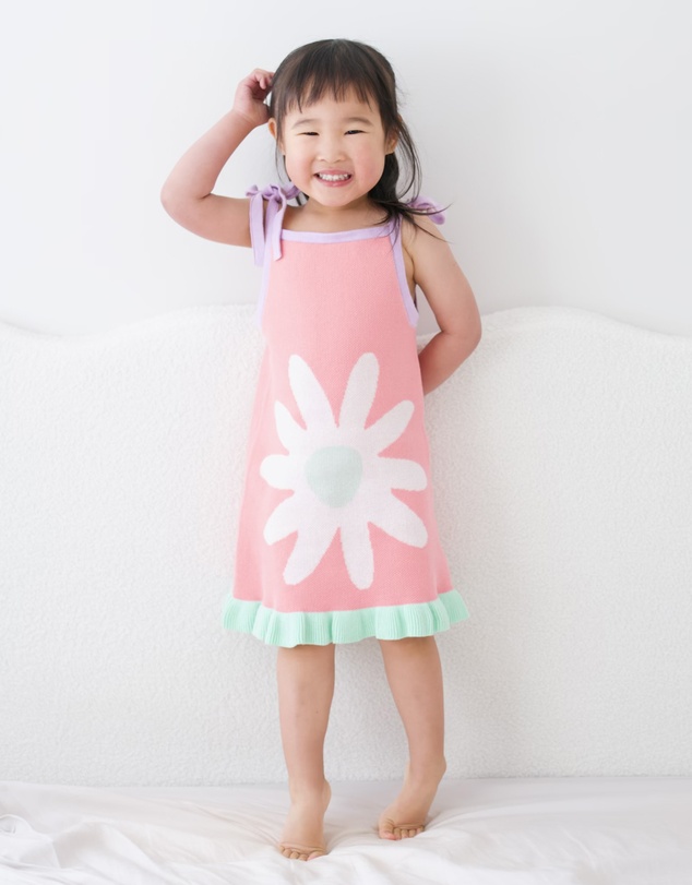 WITH LOVE FOR KIDS - Frills Knitted Dress - Kids