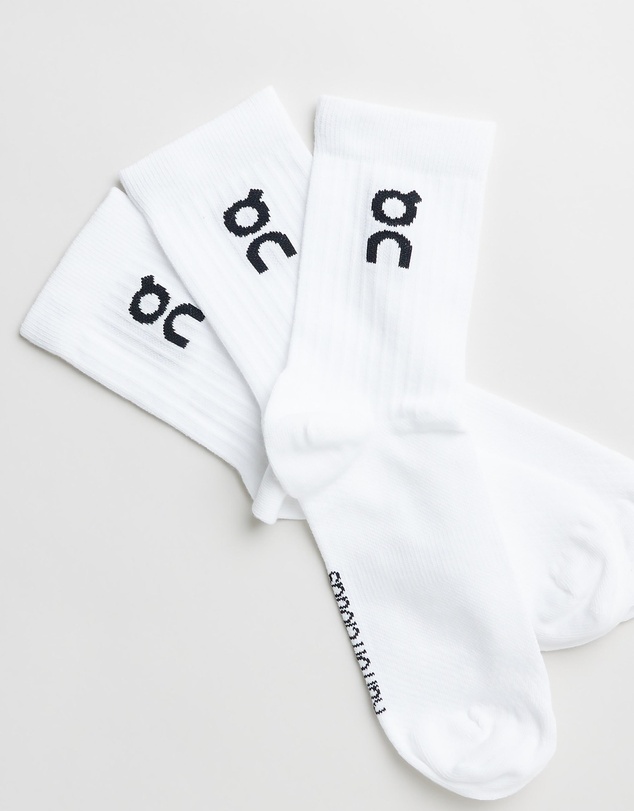 On - 3-Pack Logo High Socks