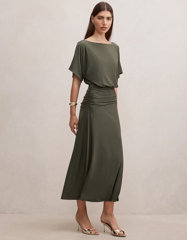 Forever New - Parker Draped Jersey Midi Dress