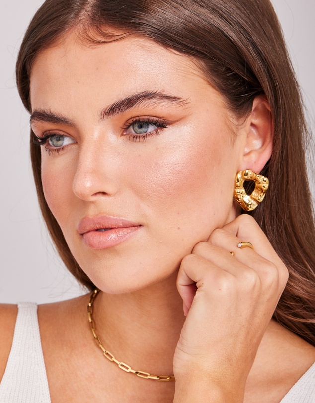 Zoe Olivia - Waterproof Organic Statement Stud Earrings