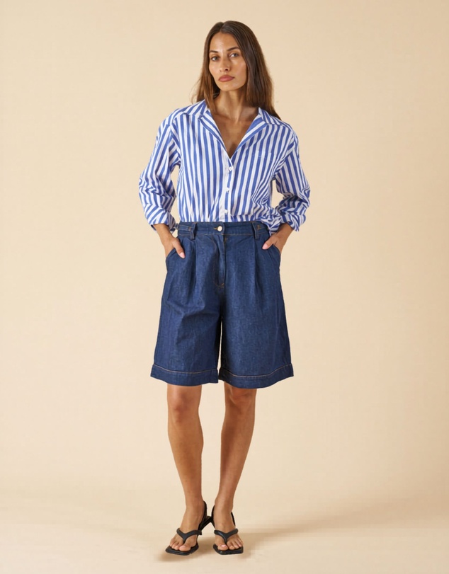 CAMIXA - Poppy Oversize Cotton Shirt