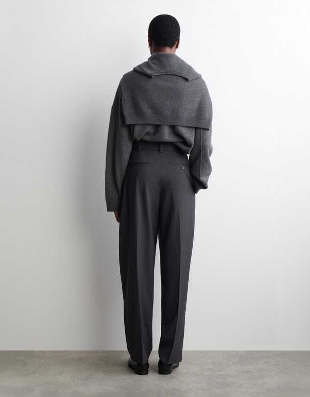 COS - Pleated Wool-Blend Barrel-Leg Trousers