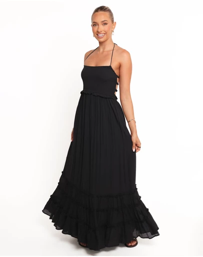 Petal & Pup - Lysandra Maxi Dress - Black