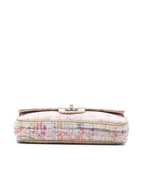 Pre-Loved by Azura Reborn - Pre-Loved Small Printed Canvas Watercolor Clover Flap