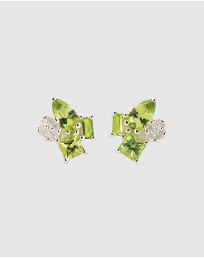Karen Walker - Rock Garden Earrings with Peridot