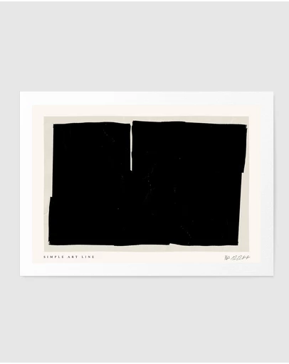 Olive et Oriel - Simple Artline No30 by Treechild Art Print