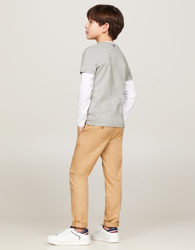 Tommy Hilfiger - Basic Crew Neck Short Sleeve T-Shirt - Kids