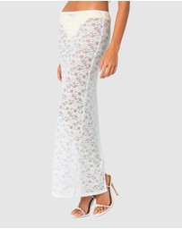 EDIKTED - Oceana Sheer Lace Maxi Skirt