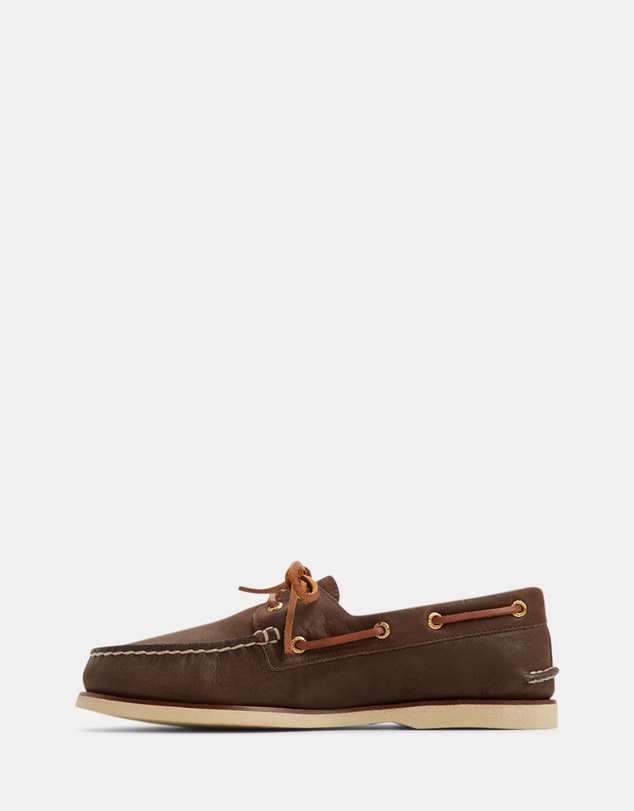 Sperry - Gold A/O 2-Eye Wide Leather Brown- Men's