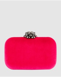 Olga Berg - Emilia Velvet Clutch