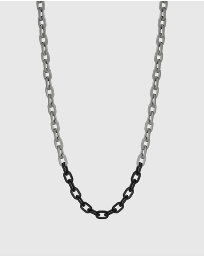 Najo - Echo Men's 2-Tone Steel Necklace