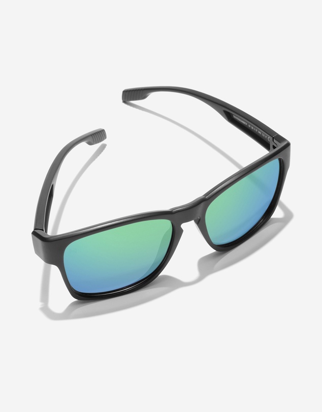 Hawkers Co - HAWKERS - Polarized Black Emerald CORE RAW Sunglasses for Men and Women UV400