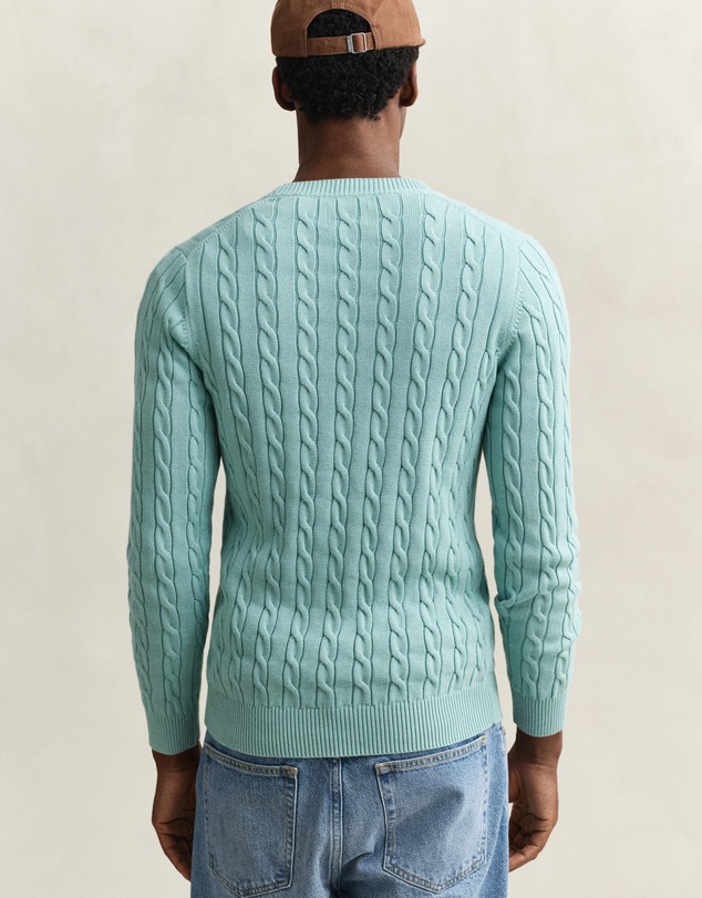 Gant - Cotton Cable Crew Neck