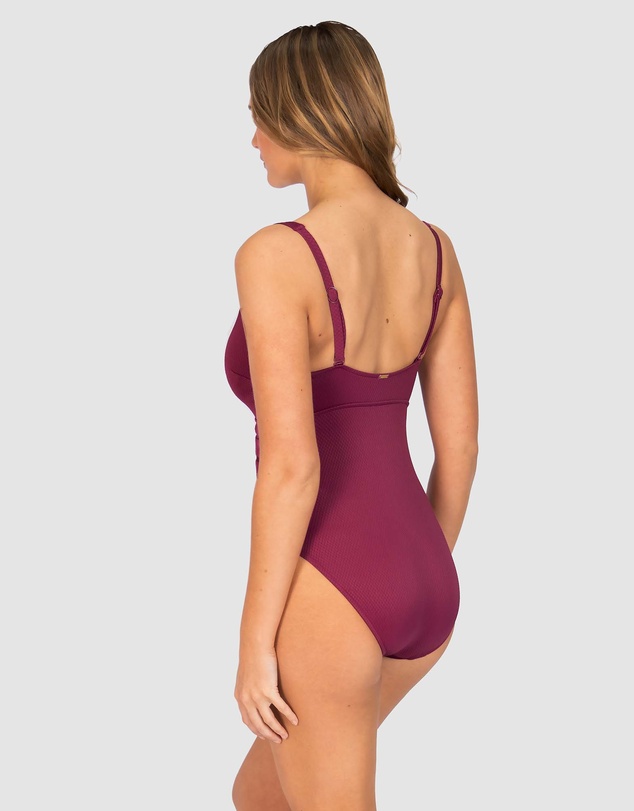 Baku Swimwear - Rococco C/DD Cup Plunge One Piece Swimsuit