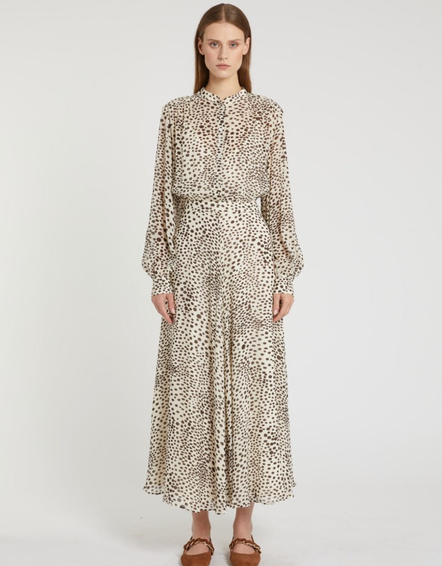 Marella - Printed Georgette Midi Dress