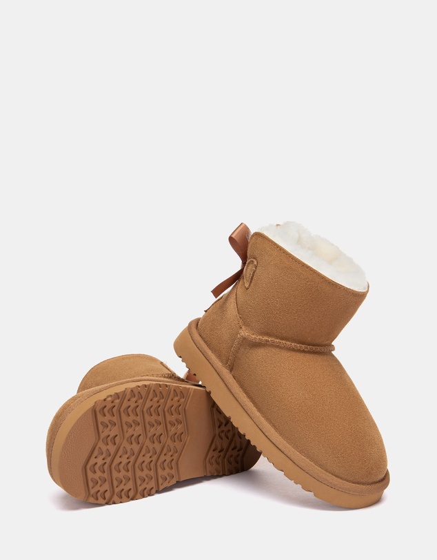 EVERAU - Australian Shepherd Ugg Melub Kids Cow Suede Upper UGG Boots