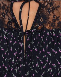 Petal & Pup - Tillie Long Sleeve Maxi Dress - Navy Tulip Floral