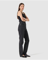 Rolla's - Loulou Straight Jean Long - Black Sand